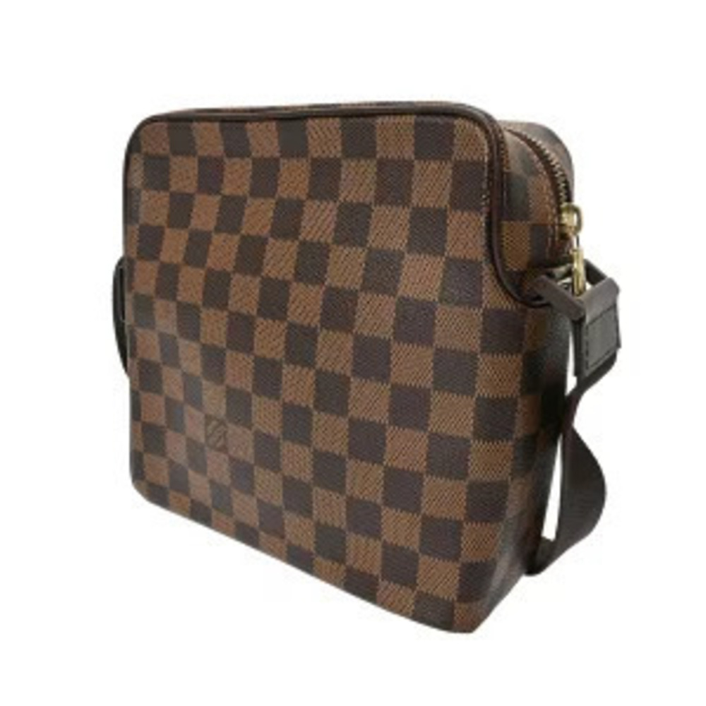 Louis Vuitton Olaf Bag Damier Canvas Shoulder Brown